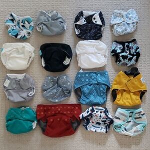 Colorful Kids Cloth Diapers Set